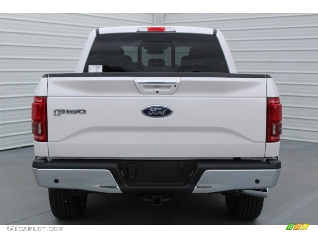 2017 F150 Lariat SuperCrew 4X4 - White Platinum / Black photo #6