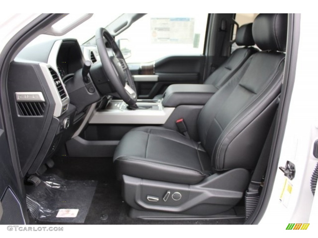 2017 F150 Lariat SuperCrew 4X4 - White Platinum / Black photo #13