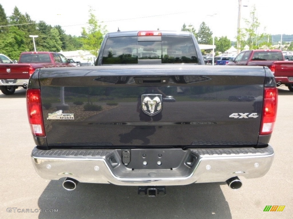 2017 1500 Big Horn Quad Cab 4x4 - Maximum Steel Metallic / Black/Diesel Gray photo #4