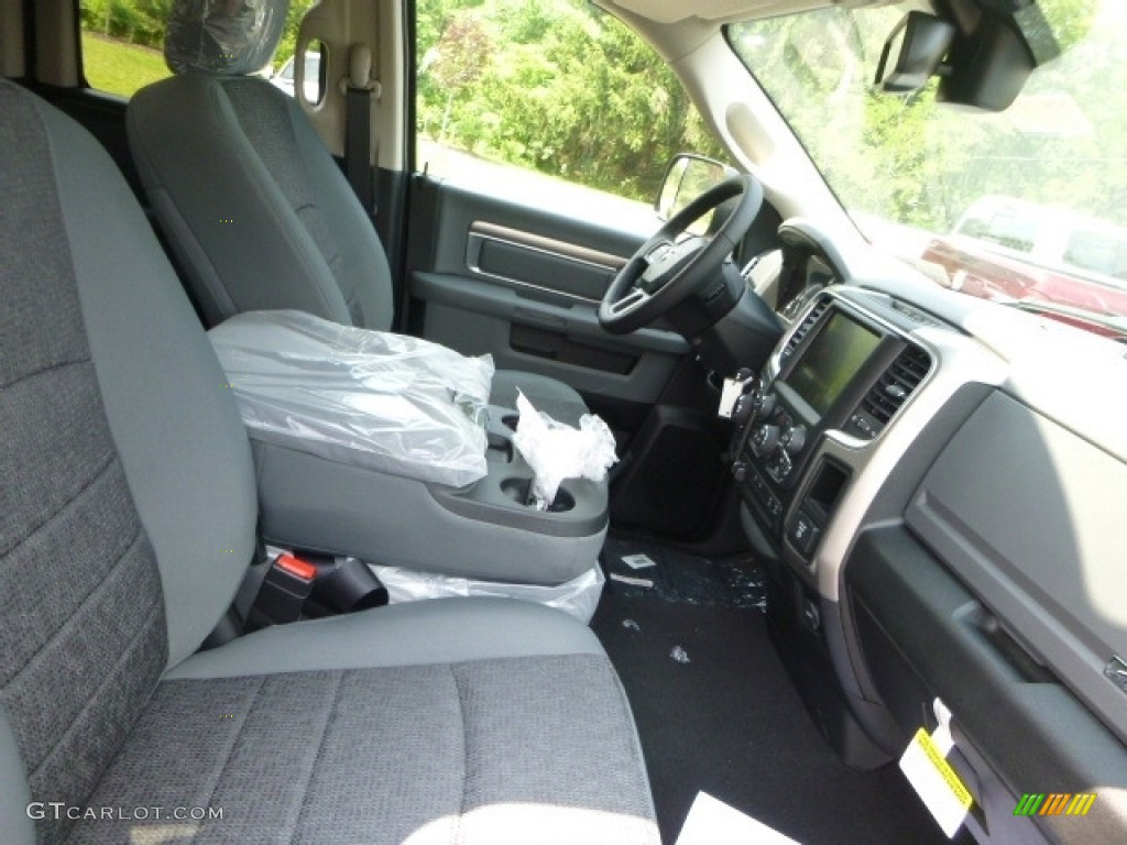 2017 1500 Big Horn Quad Cab 4x4 - Maximum Steel Metallic / Black/Diesel Gray photo #11