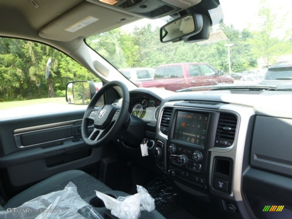 2017 1500 Big Horn Quad Cab 4x4 - Maximum Steel Metallic / Black/Diesel Gray photo #12