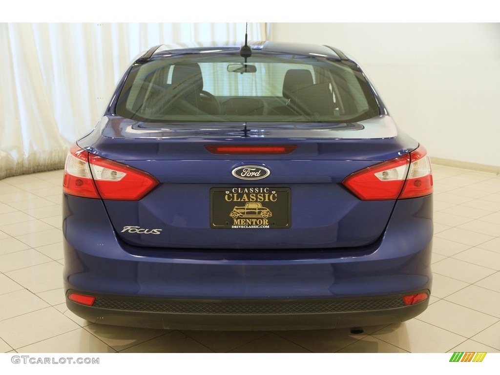 2012 Focus S Sedan - Sonic Blue Metallic / Charcoal Black photo #18