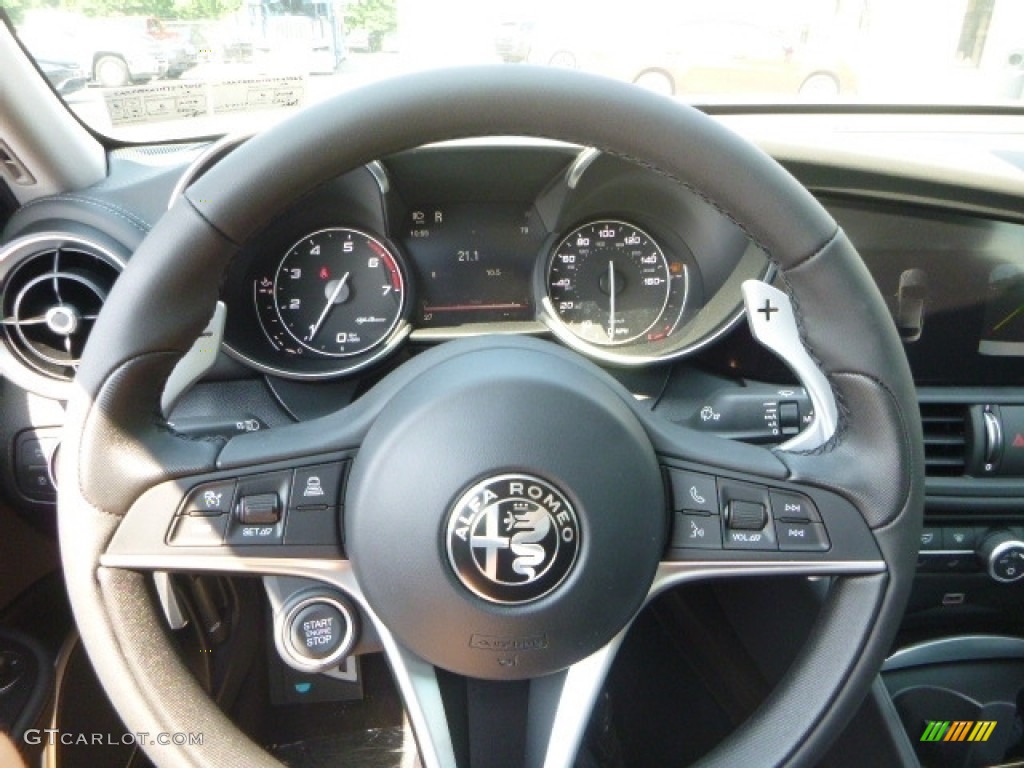2017 Giulia Ti AWD - Alfa White / Black photo #35