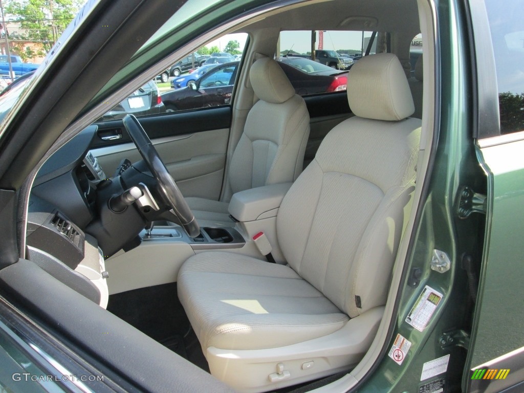 2011 Outback 2.5i Premium Wagon - Cypress Green Pearl / Warm Ivory photo #15