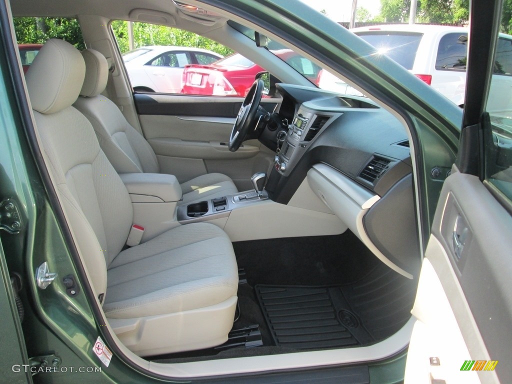 2011 Outback 2.5i Premium Wagon - Cypress Green Pearl / Warm Ivory photo #17