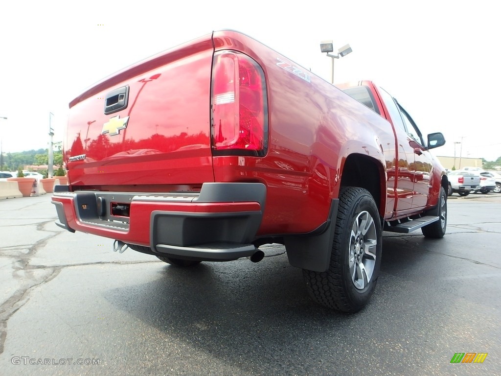 2016 Colorado Z71 Extended Cab 4x4 - Red Rock Metallic / Jet Black/Dark Ash photo #8