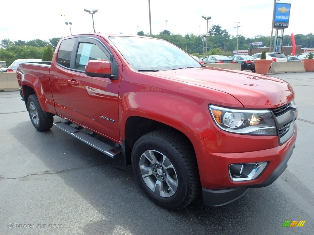 2016 Colorado Z71 Extended Cab 4x4 - Red Rock Metallic / Jet Black/Dark Ash photo #10