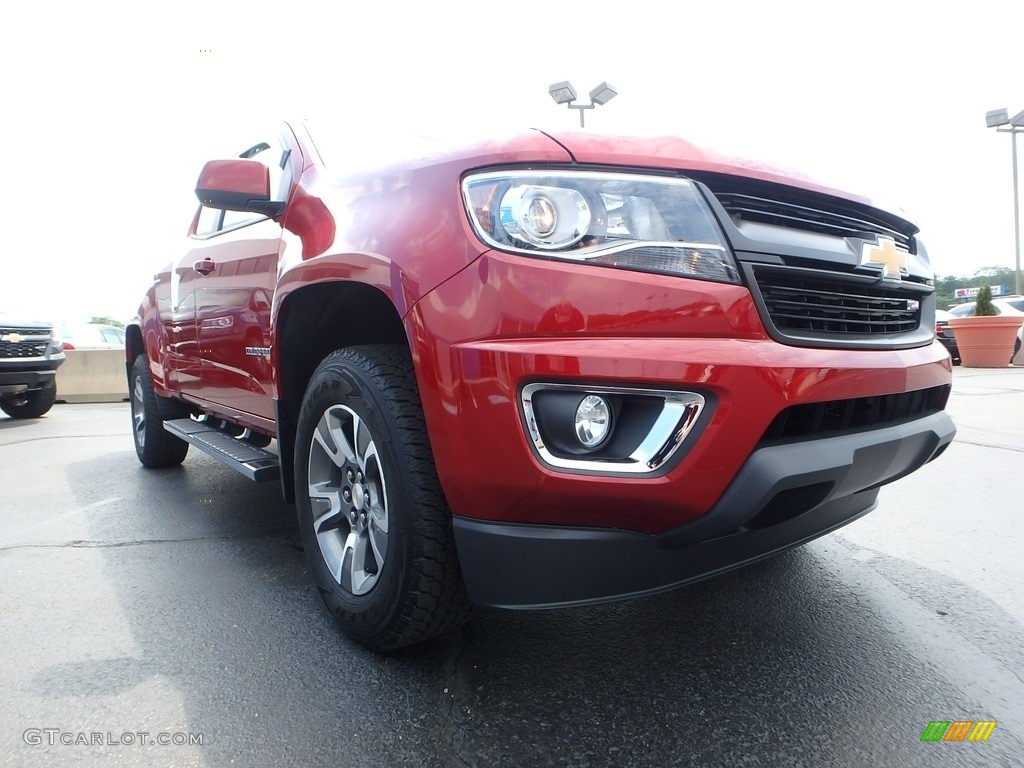 2016 Colorado Z71 Extended Cab 4x4 - Red Rock Metallic / Jet Black/Dark Ash photo #11