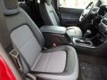 2016 Chevrolet Colorado Z71 Extended Cab 4x4 Front Seat