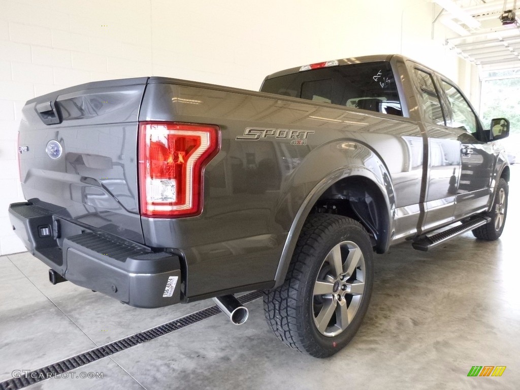 2017 F150 XLT SuperCab 4x4 - Magnetic / Earth Gray photo #2