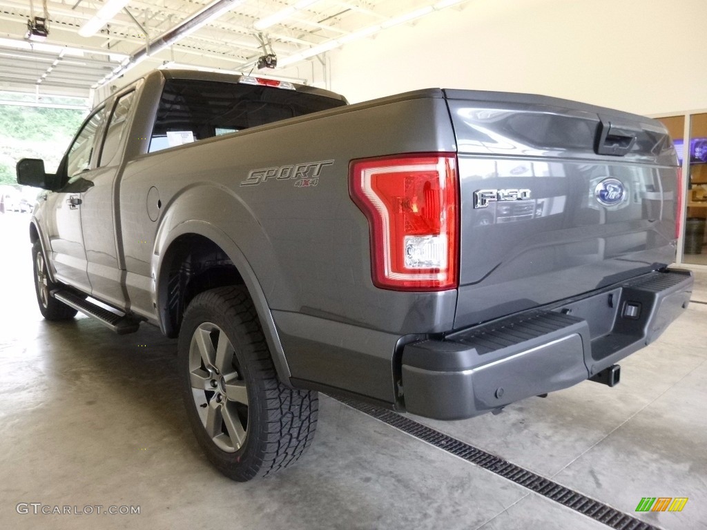 2017 F150 XLT SuperCab 4x4 - Magnetic / Earth Gray photo #3