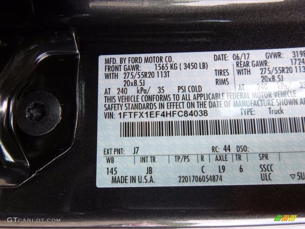 2017 F150 XLT SuperCab 4x4 - Magnetic / Earth Gray photo #11