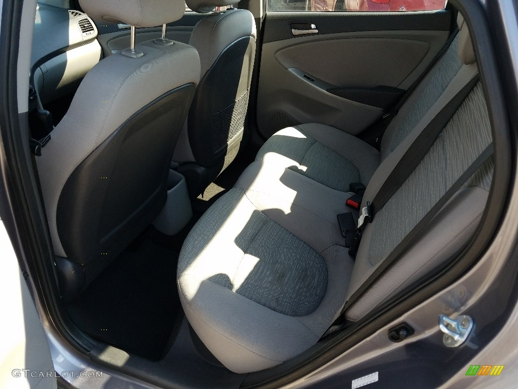 2016 Accent SE Sedan - Triathlon Gray / Gray photo #5