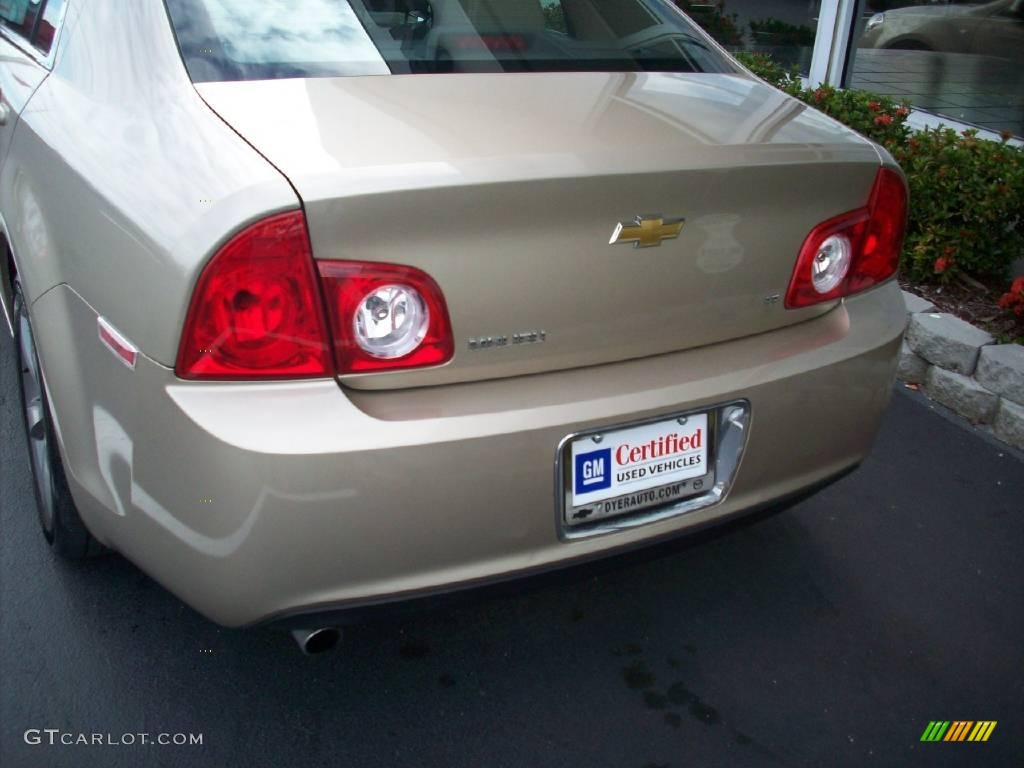 2008 Malibu LT Sedan - Sandstone Metallic / Cocoa/Cashmere Beige photo #3