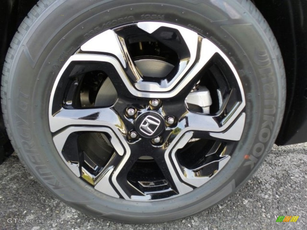 2017 CR-V Touring AWD - Lunar Silver Metallic / Black photo #3