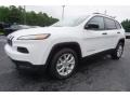 2017 Bright White Jeep Cherokee Sport  photo #3