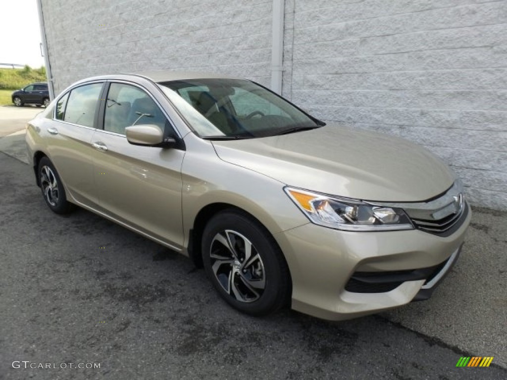 2017 Accord LX Sedan - Champagne Frost Pearl / Ivory photo #1