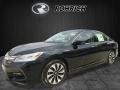 2017 Crystal Black Pearl Honda Accord Hybrid Touring Sedan  photo #4