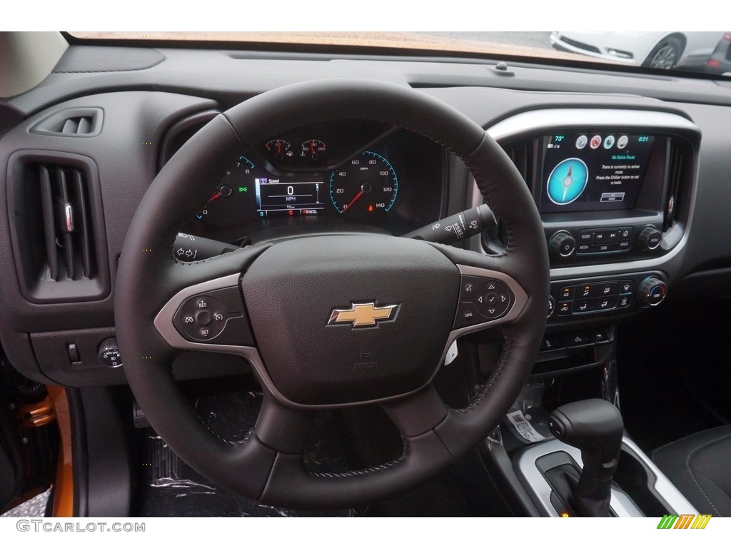 2017 Colorado LT Crew Cab - Burning Hot Metallic / Jet Black photo #10