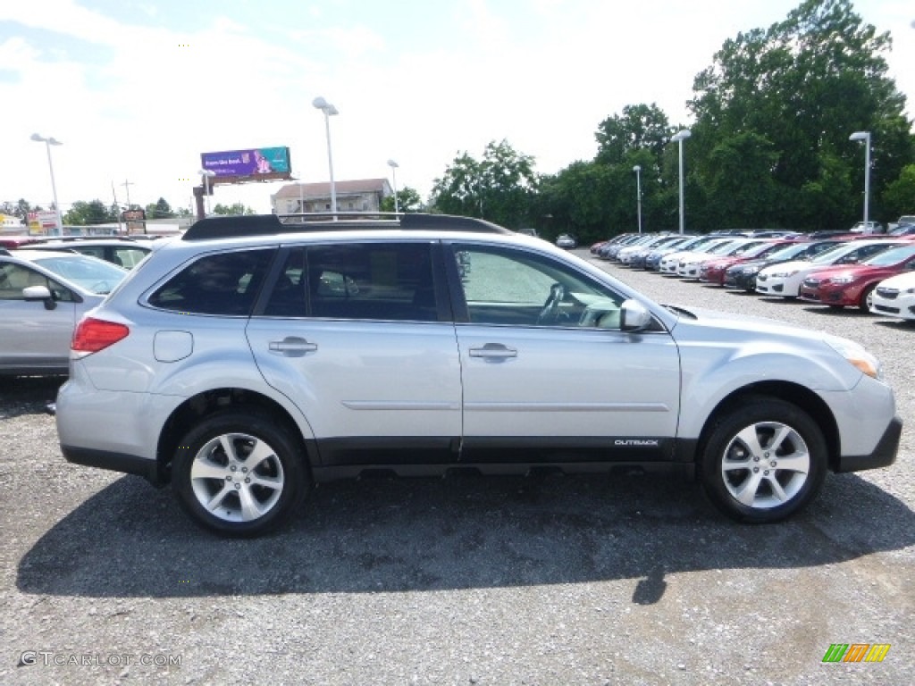 2014 Outback 2.5i Limited - Ice Silver Metallic / Black photo #3