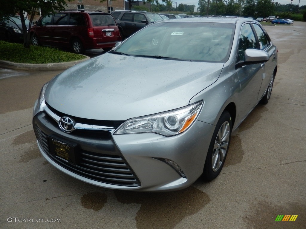 2017 Camry XLE - Celestial Silver Metallic / Ash photo #1