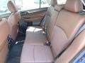 2017 Subaru Outback Java Brown Interior Rear Seat Photo