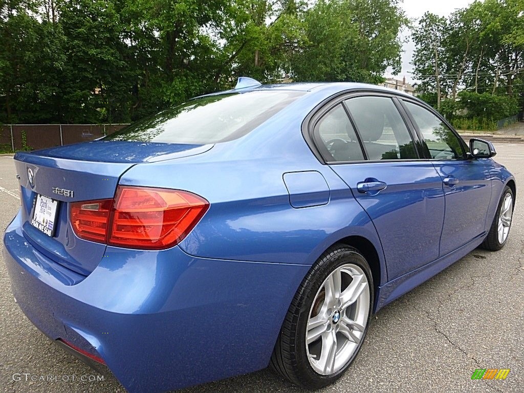 2014 3 Series 328i xDrive Sedan - Estoril Blue / Black photo #5