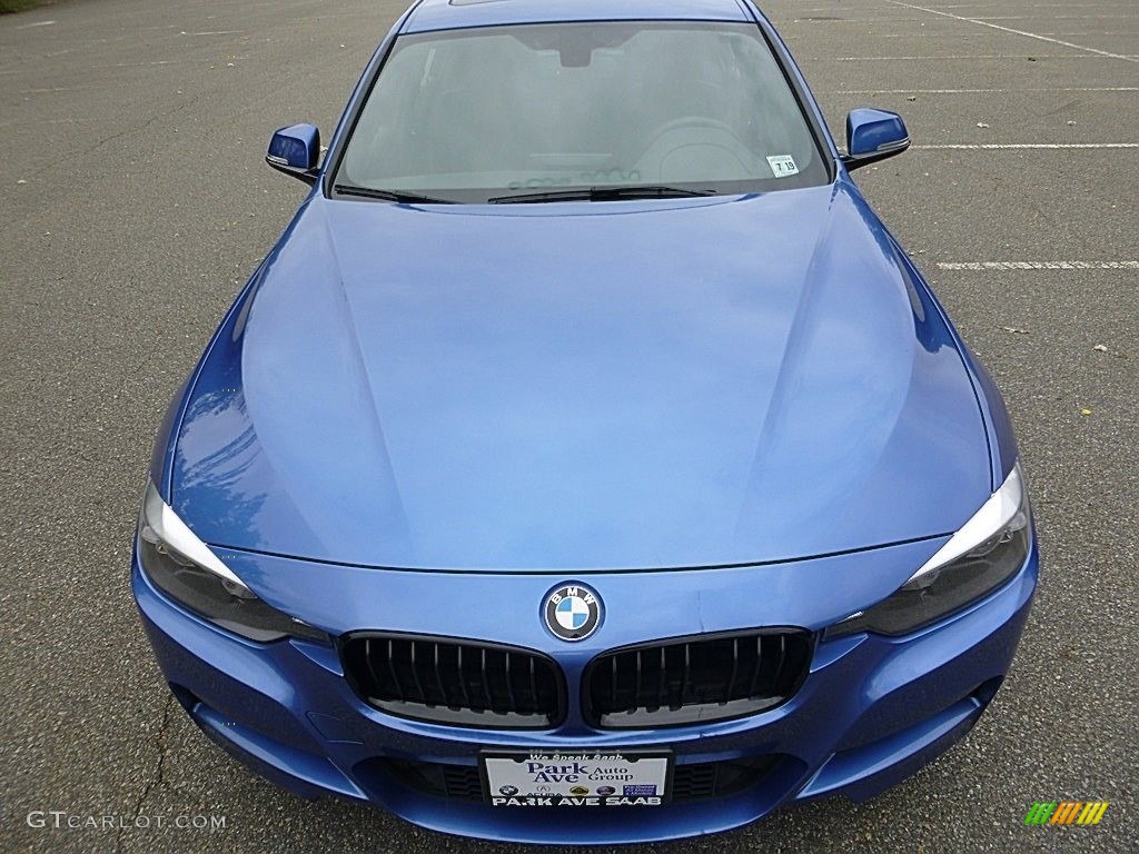 2014 3 Series 328i xDrive Sedan - Estoril Blue / Black photo #8