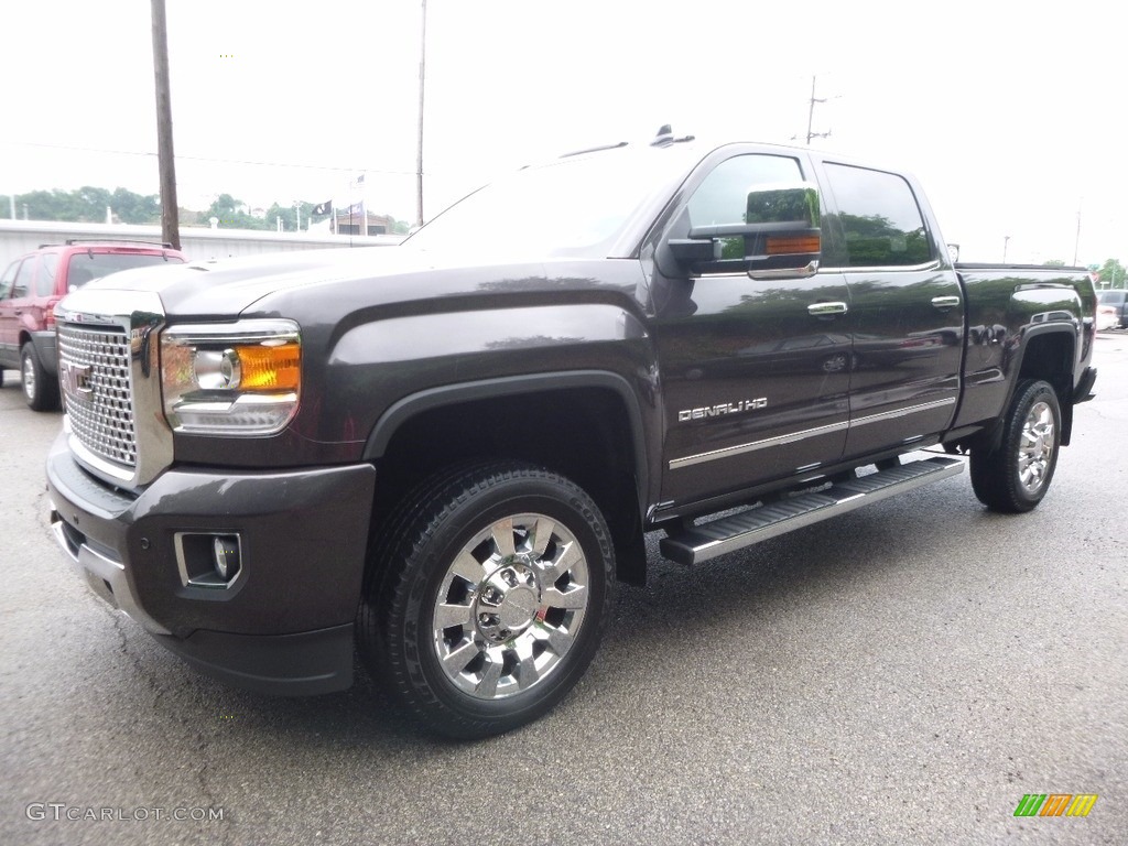 2015 Sierra 2500HD Denali Crew Cab 4x4 - Stealth Gray Metallic / Jet Black photo #6