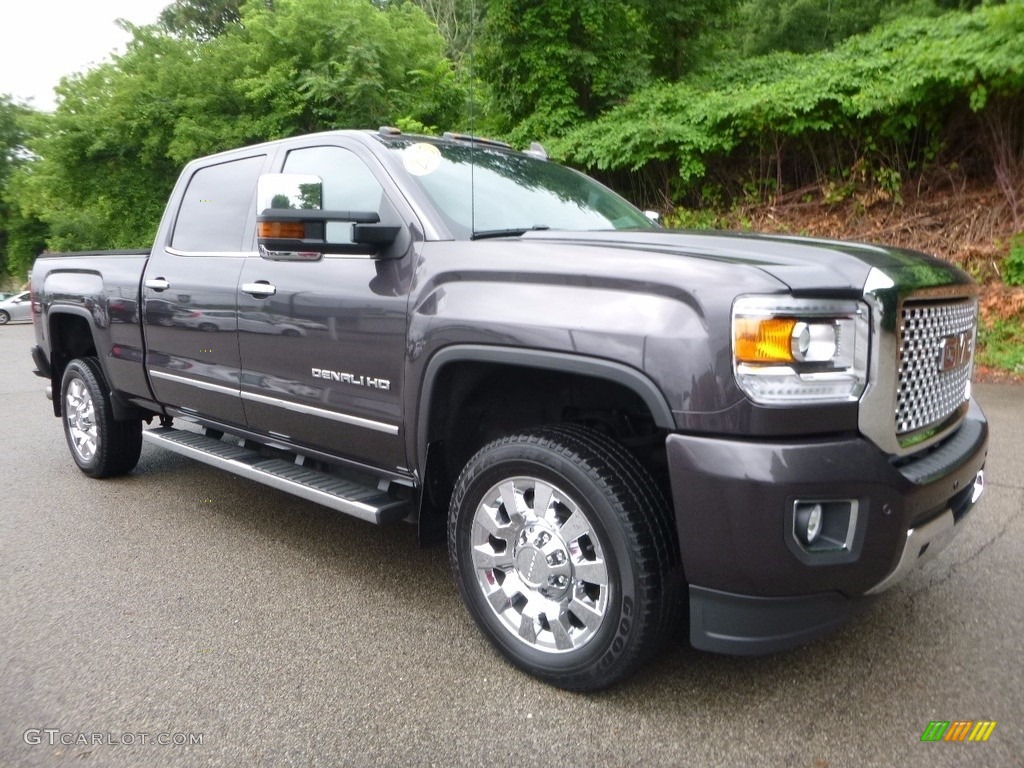 2015 Sierra 2500HD Denali Crew Cab 4x4 - Stealth Gray Metallic / Jet Black photo #8