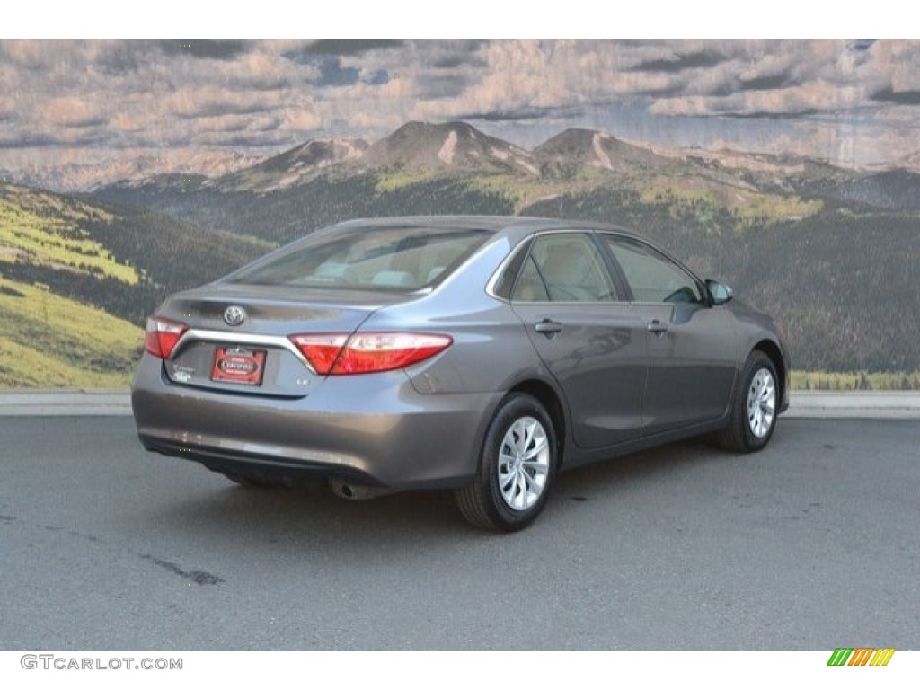 2015 Camry LE - Predawn Gray Mica / Ash photo #3