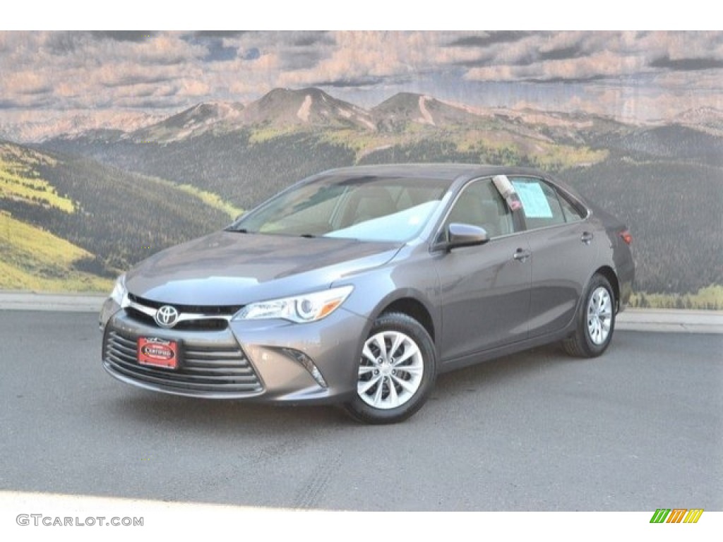 2015 Camry LE - Predawn Gray Mica / Ash photo #5