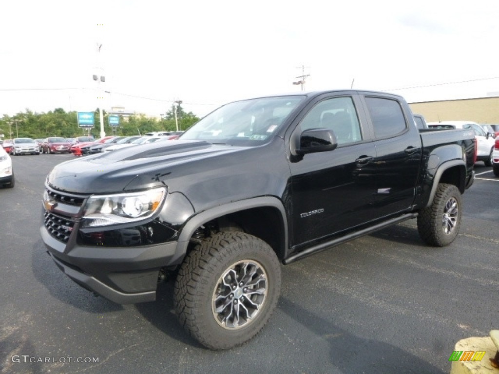 Black 2017 Chevrolet Colorado ZR2 Crew Cab 4x4 Exterior Photo #121231219