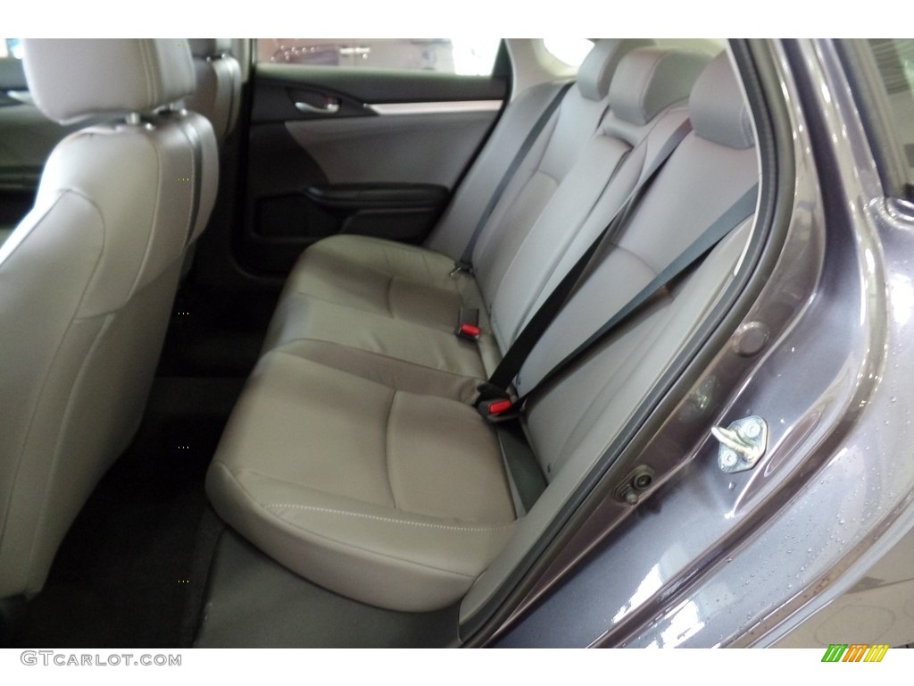 2017 Civic EX-L Sedan - Modern Steel Metallic / Gray photo #9