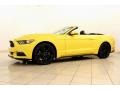 2016 Triple Yellow Tricoat Ford Mustang EcoBoost Premium Convertible  photo #5