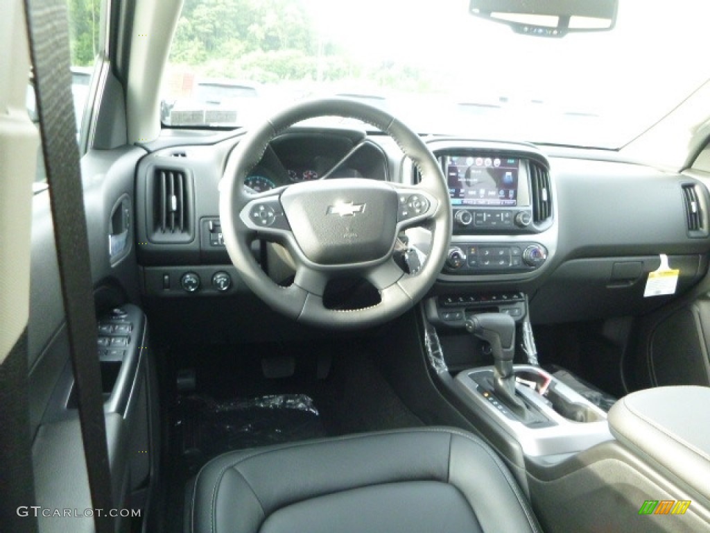 2017 Chevrolet Colorado ZR2 Crew Cab 4x4 Jet Black Dashboard Photo #121231484