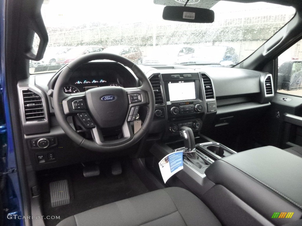 2017 F150 XLT SuperCrew 4x4 - Lightning Blue / Black photo #12
