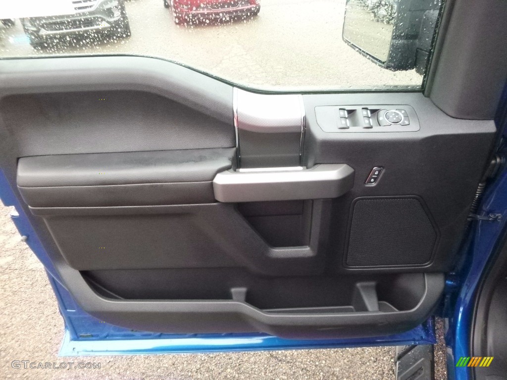 2017 F150 XLT SuperCrew 4x4 - Lightning Blue / Black photo #13