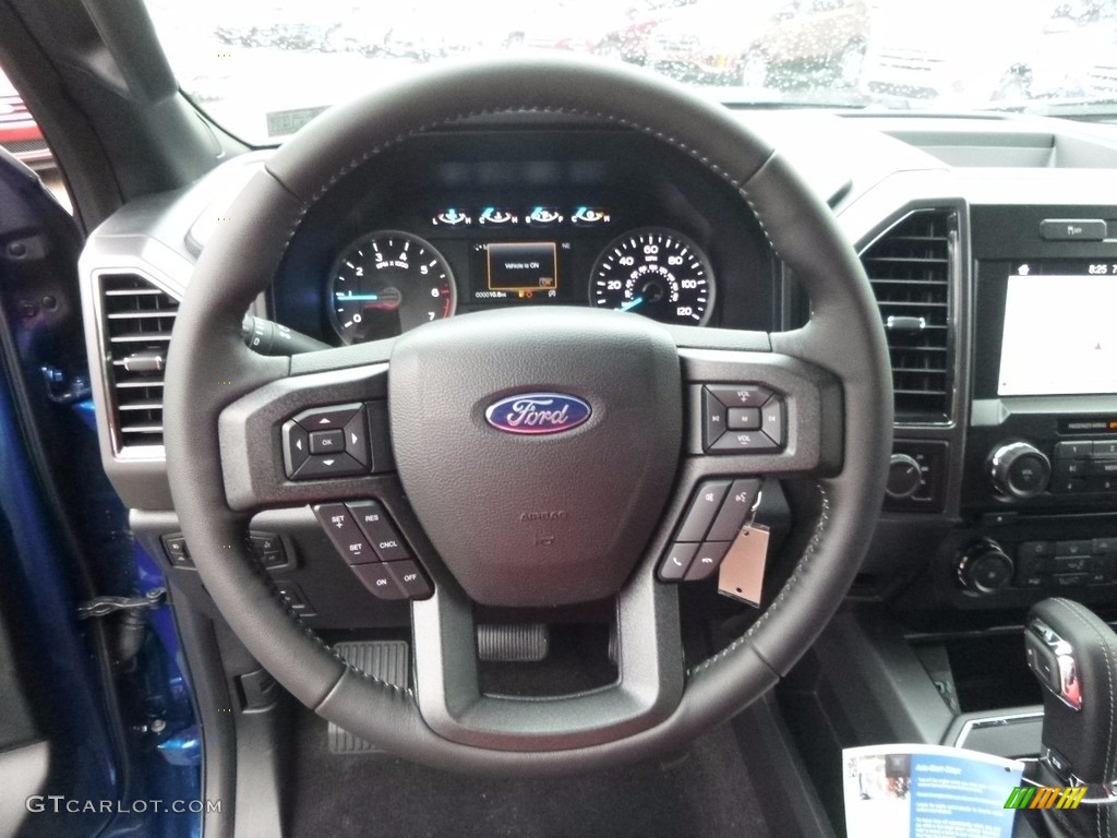 2017 F150 XLT SuperCrew 4x4 - Lightning Blue / Black photo #15