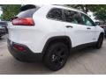 2017 Bright White Jeep Cherokee Sport  photo #3