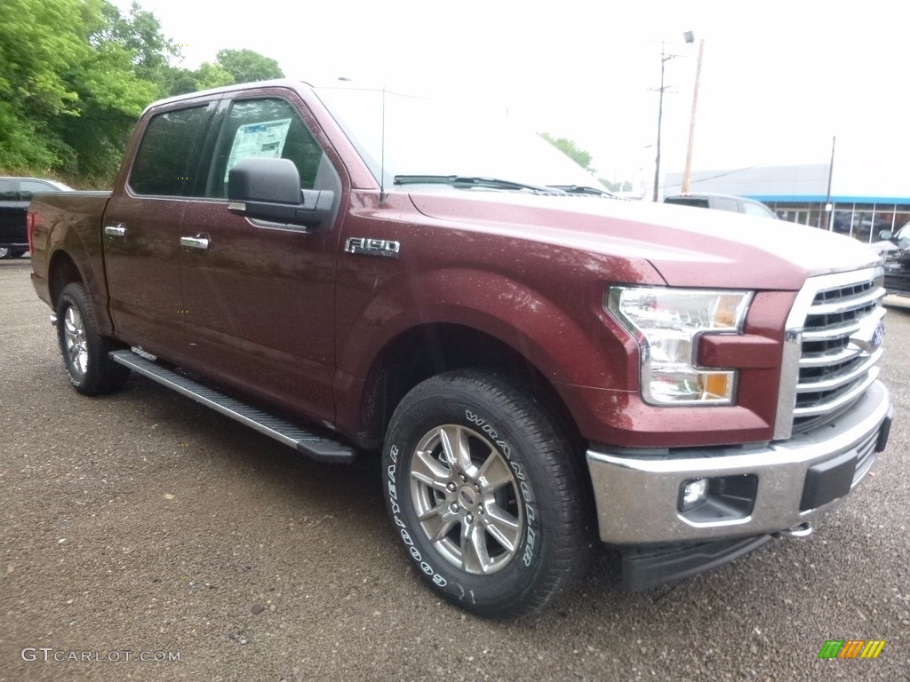 2017 F150 XLT SuperCrew 4x4 - Bronze Fire / Earth Gray photo #8