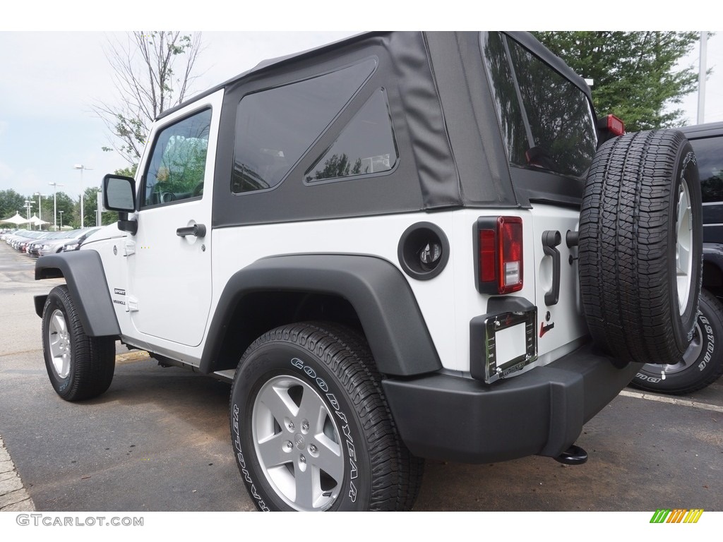 2017 Wrangler Sport 4x4 - Bright White / Black photo #2