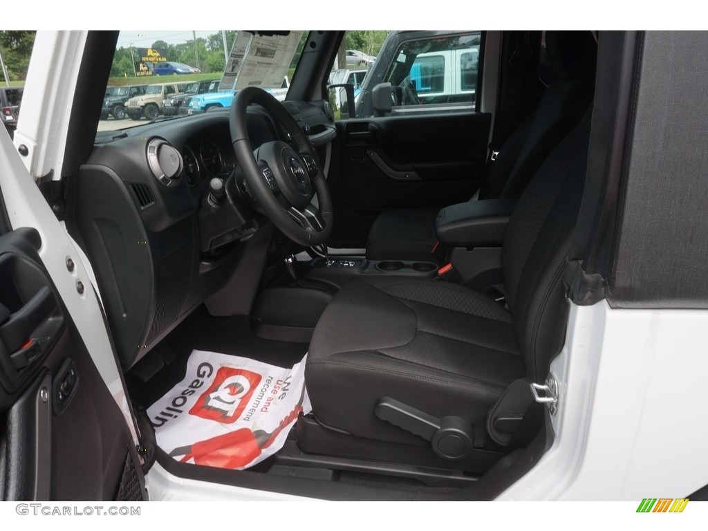 2017 Wrangler Sport 4x4 - Bright White / Black photo #6