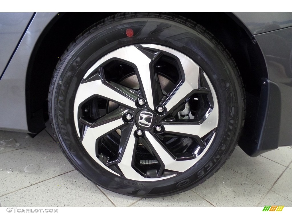 2017 Accord EX-L Sedan - Modern Steel Metallic / Black photo #15