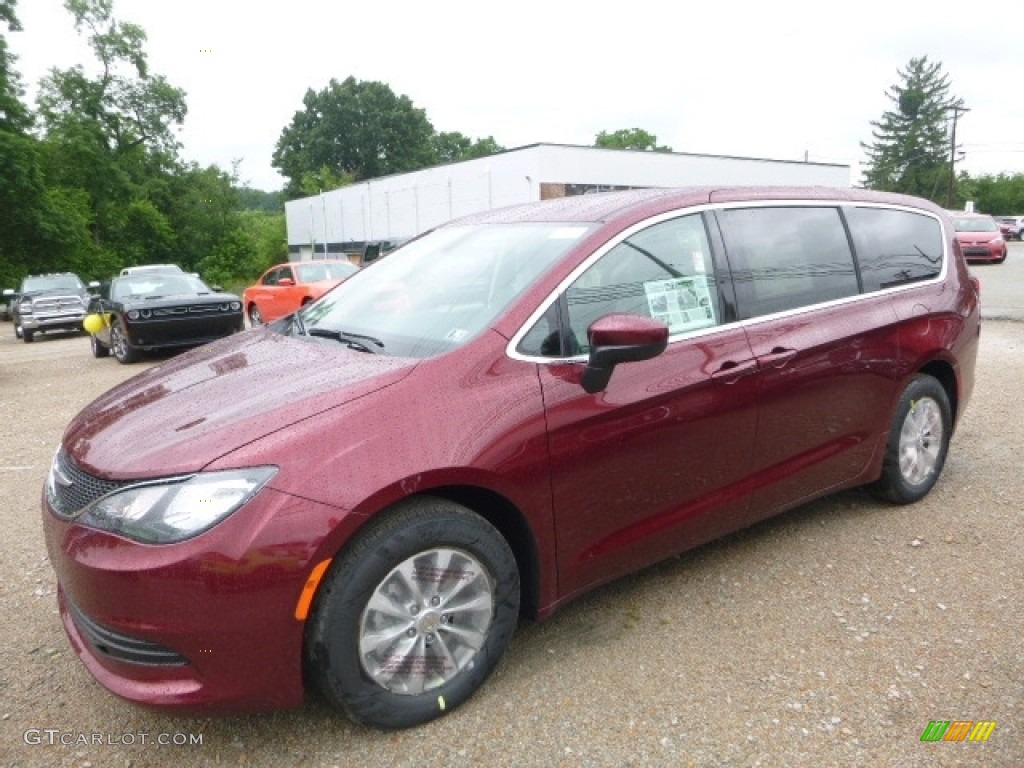 2017 Pacifica Touring - Velvet Red Pearl / Black/Alloy photo #1