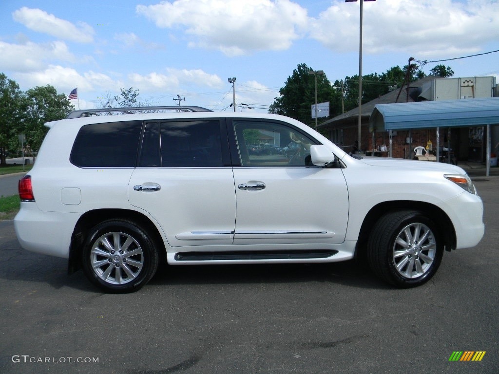 2010 LX 570 - Starfire White Pearl / Cashmere photo #11