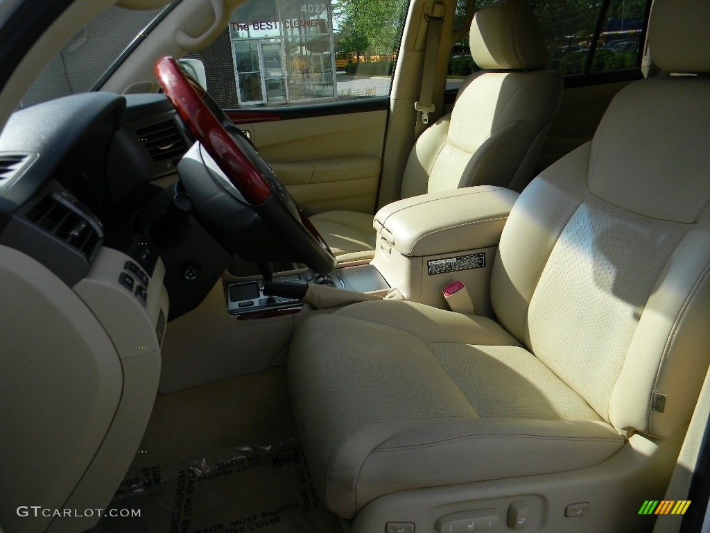 2010 LX 570 - Starfire White Pearl / Cashmere photo #19