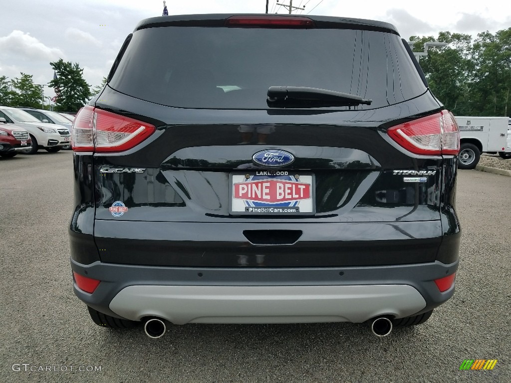 2013 Escape Titanium 2.0L EcoBoost 4WD - Tuxedo Black Metallic / Charcoal Black photo #6