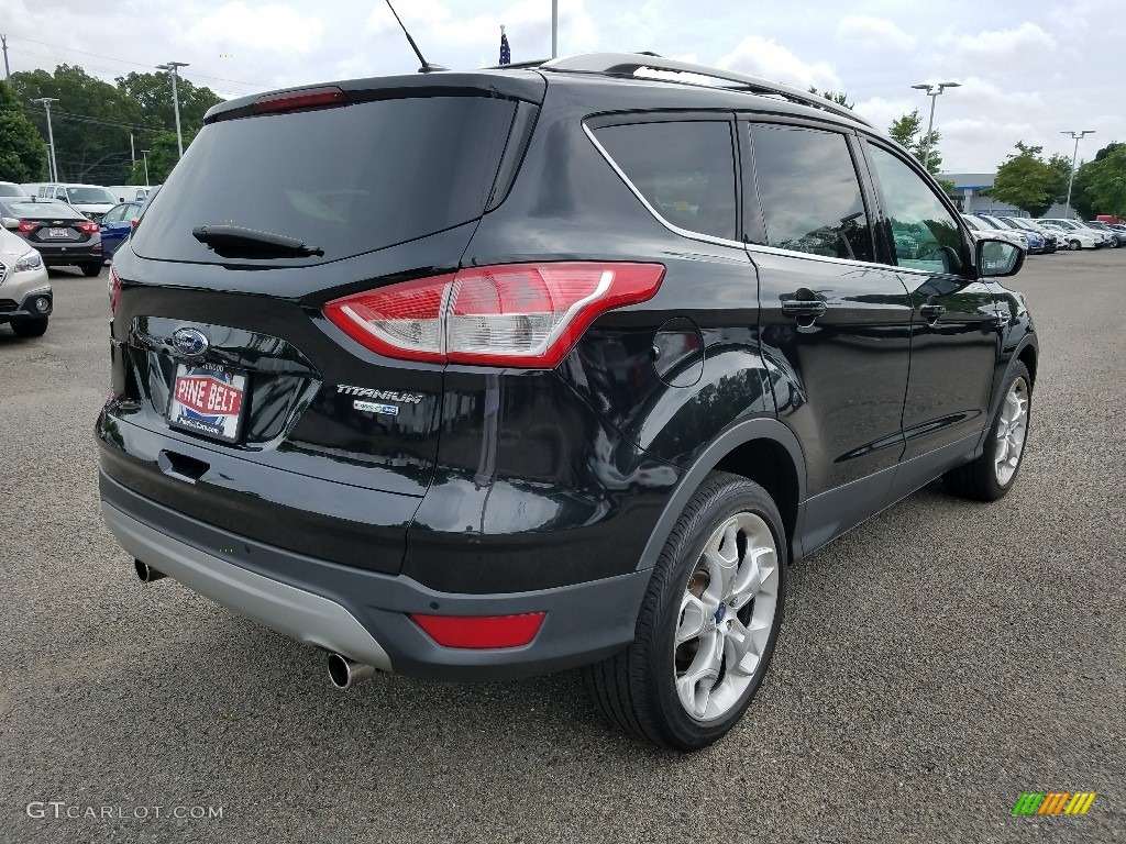 2013 Escape Titanium 2.0L EcoBoost 4WD - Tuxedo Black Metallic / Charcoal Black photo #7