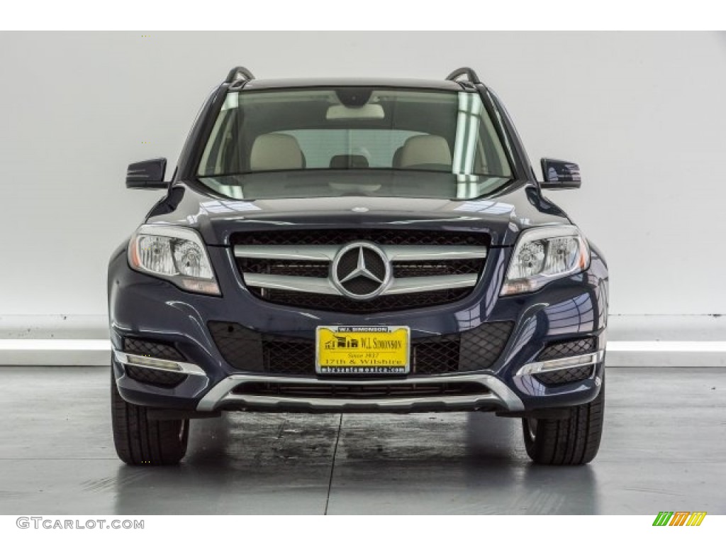 2014 GLK 350 - Lunar Blue Metallic / Almond Beige/Mocha photo #2